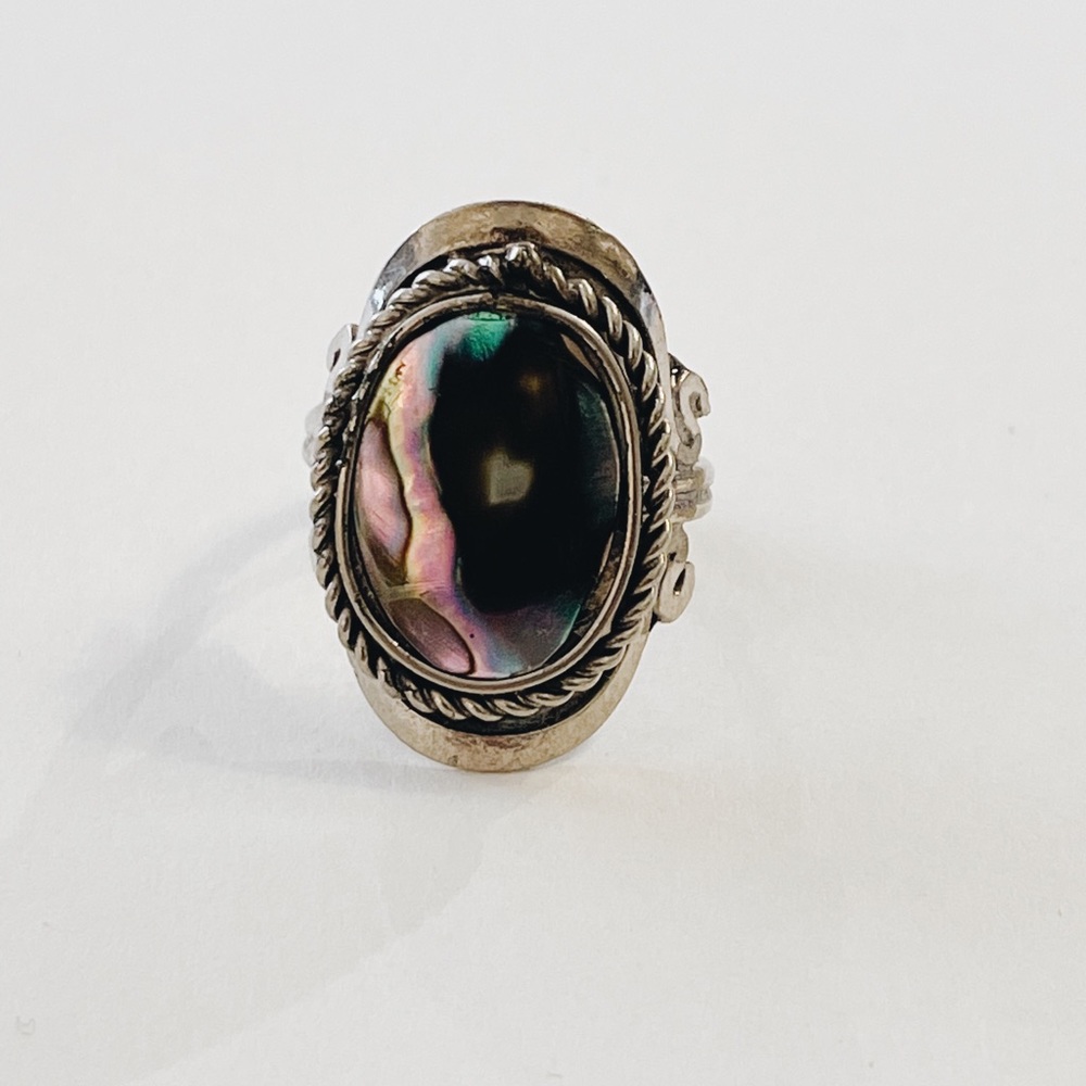 Abalone Adjustable Ring - image 2